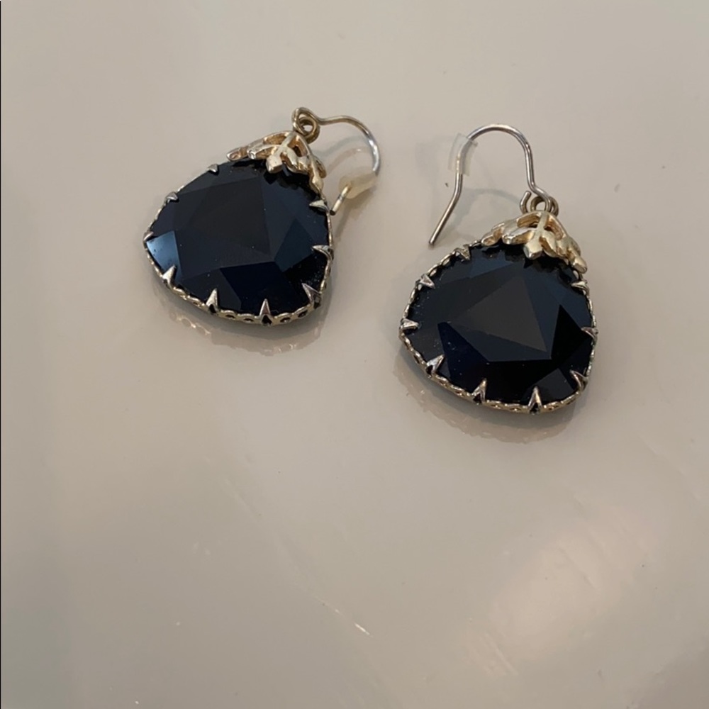 Black Dangle Earrings